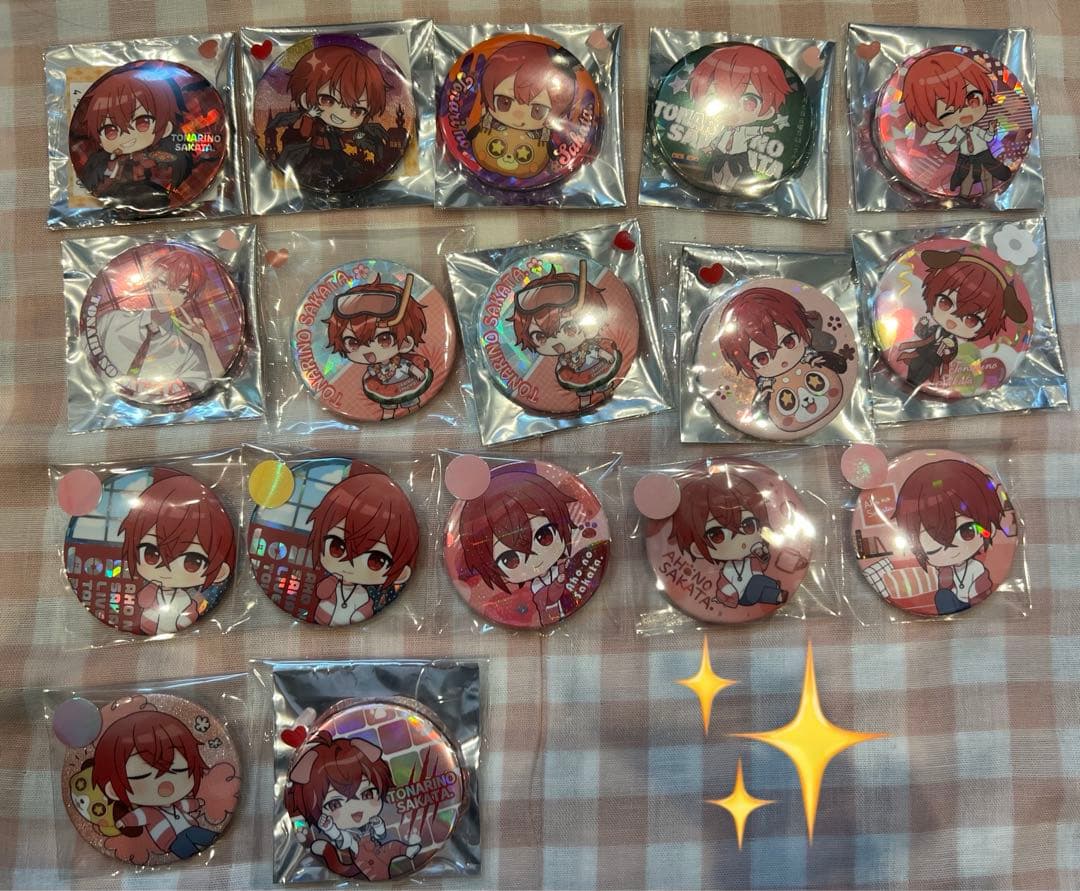 浦島坂田船 坂田 缶バ 缶バッジ まとめ売り おまとめあほの坂田 となりの坂田