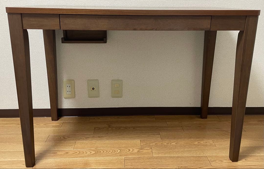 【天然木】ベルメゾン パソコンデスク 幅100×奥行50cm