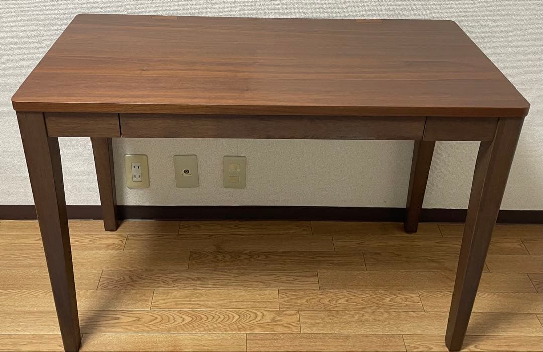 【天然木】ベルメゾン パソコンデスク 幅100×奥行50cm