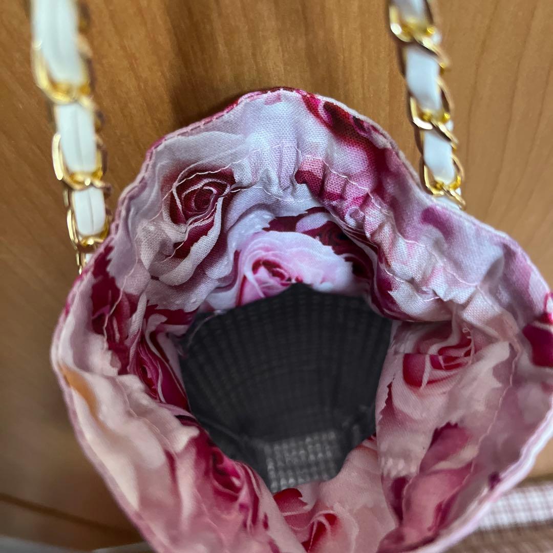 Sara 両面貼り小トートバッグ＆ペットボトルホルダー2点