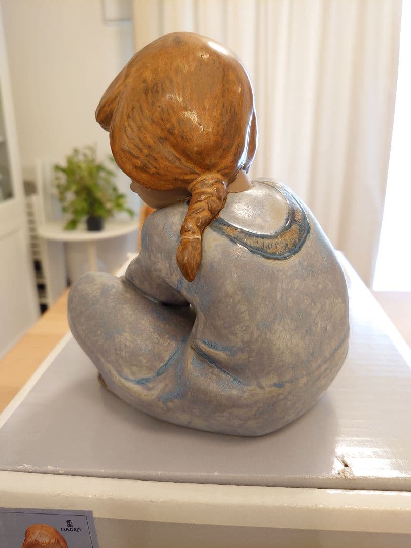 【極美品 絶版 無欠損 箱付き】LLADRO リヤドロ 2210『物憂い日』