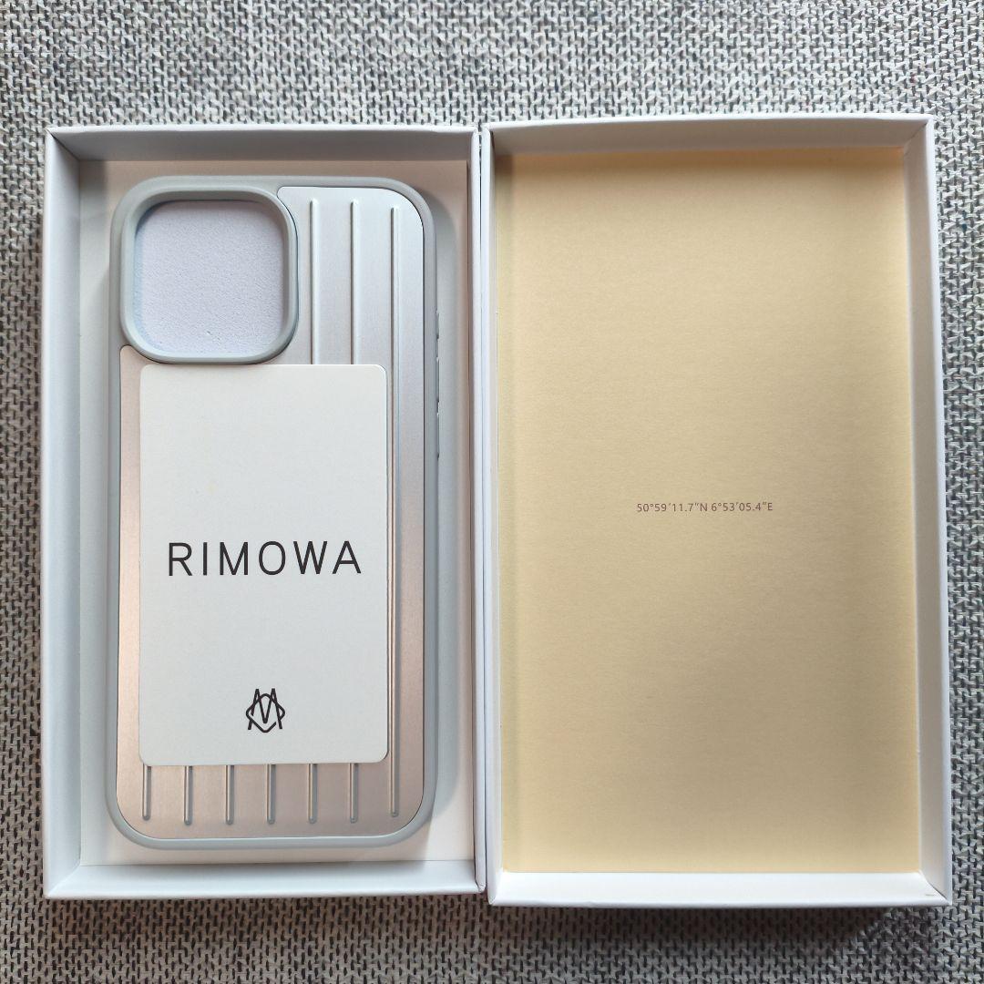 RIMOWA アルミニウム iPhone 16ProMaxケース シルバー