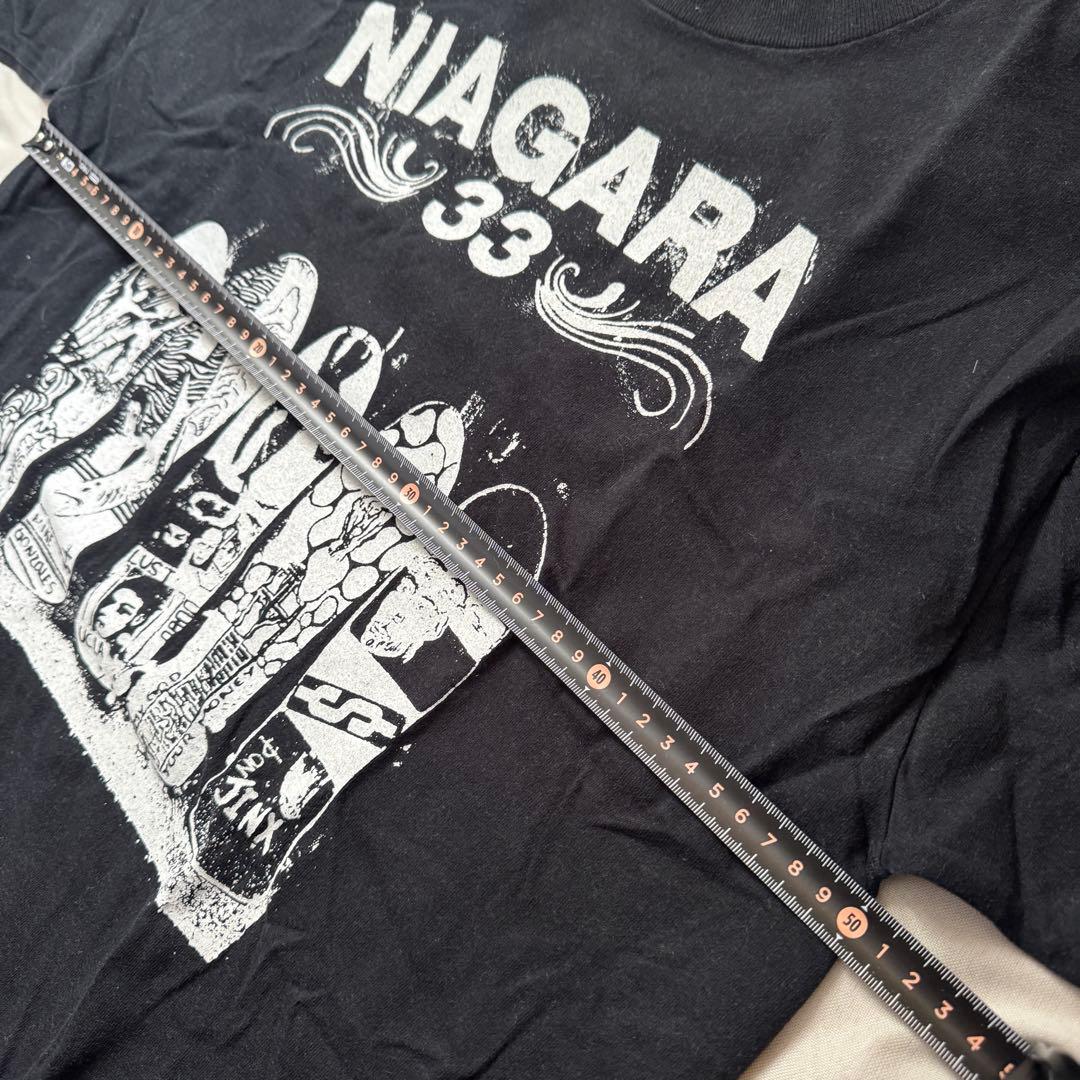 Niagara33 ハードコアバンドTシャツ ブラック L ビンテージ