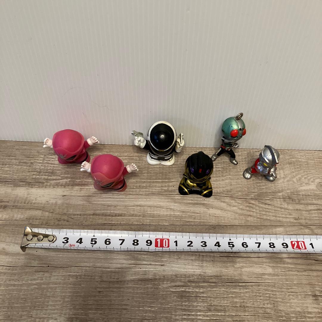 E-5 フィギュア 指人形 セット 戦隊 仮面ライダー ウルトラマン ビンテージ