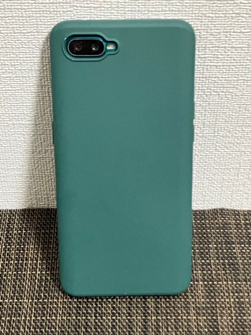 Oppo Reno A グリーンケース付き本体