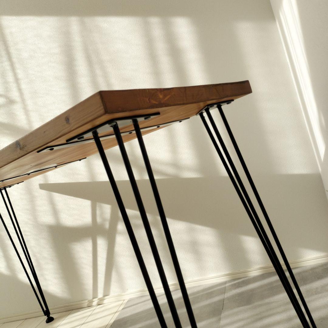 LOWYA ロウヤ ワークデスク ヴィンテージ L字 天然木 幅140