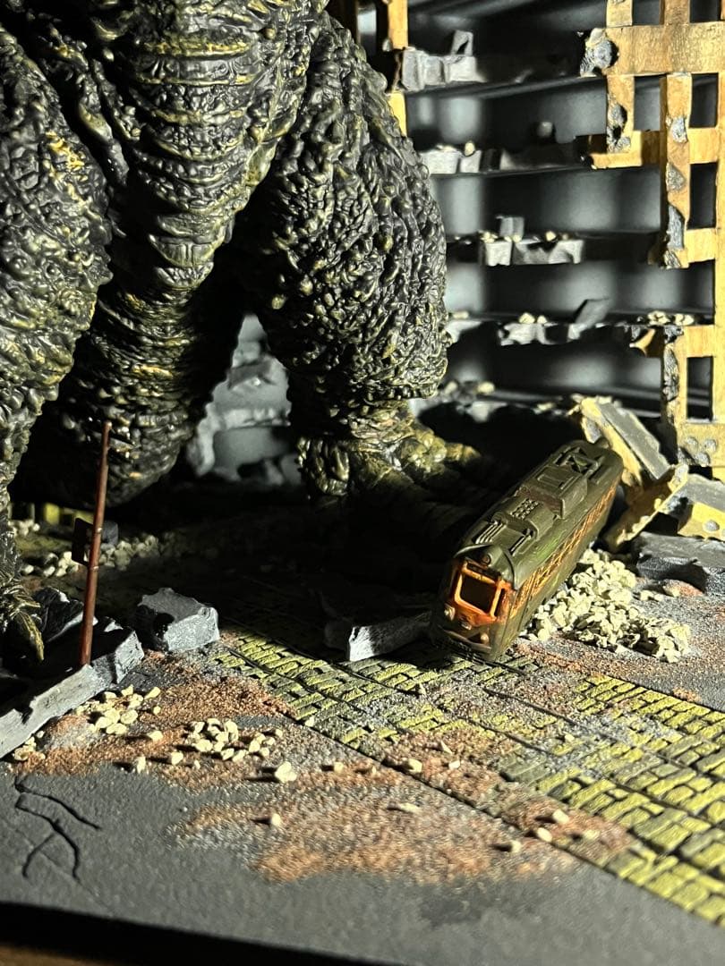 【劇中再現】ゴジラ-1.0 銀座襲撃ジオラマ《破壊改良版》一番くじA賞対応