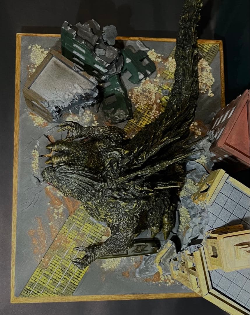 【劇中再現】ゴジラ-1.0 銀座襲撃ジオラマ《破壊改良版》一番くじA賞対応