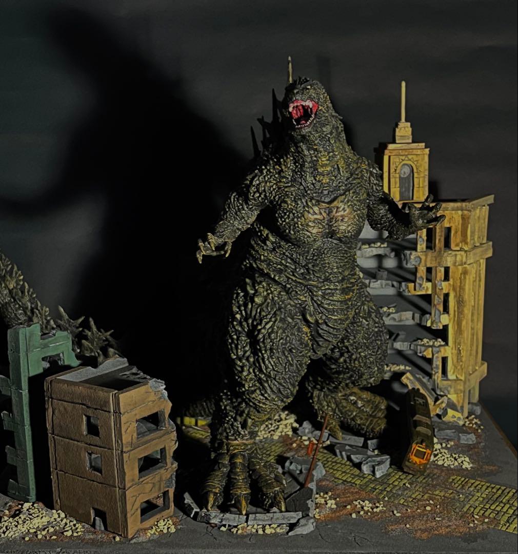 【劇中再現】ゴジラ-1.0 銀座襲撃ジオラマ《破壊改良版》一番くじA賞対応