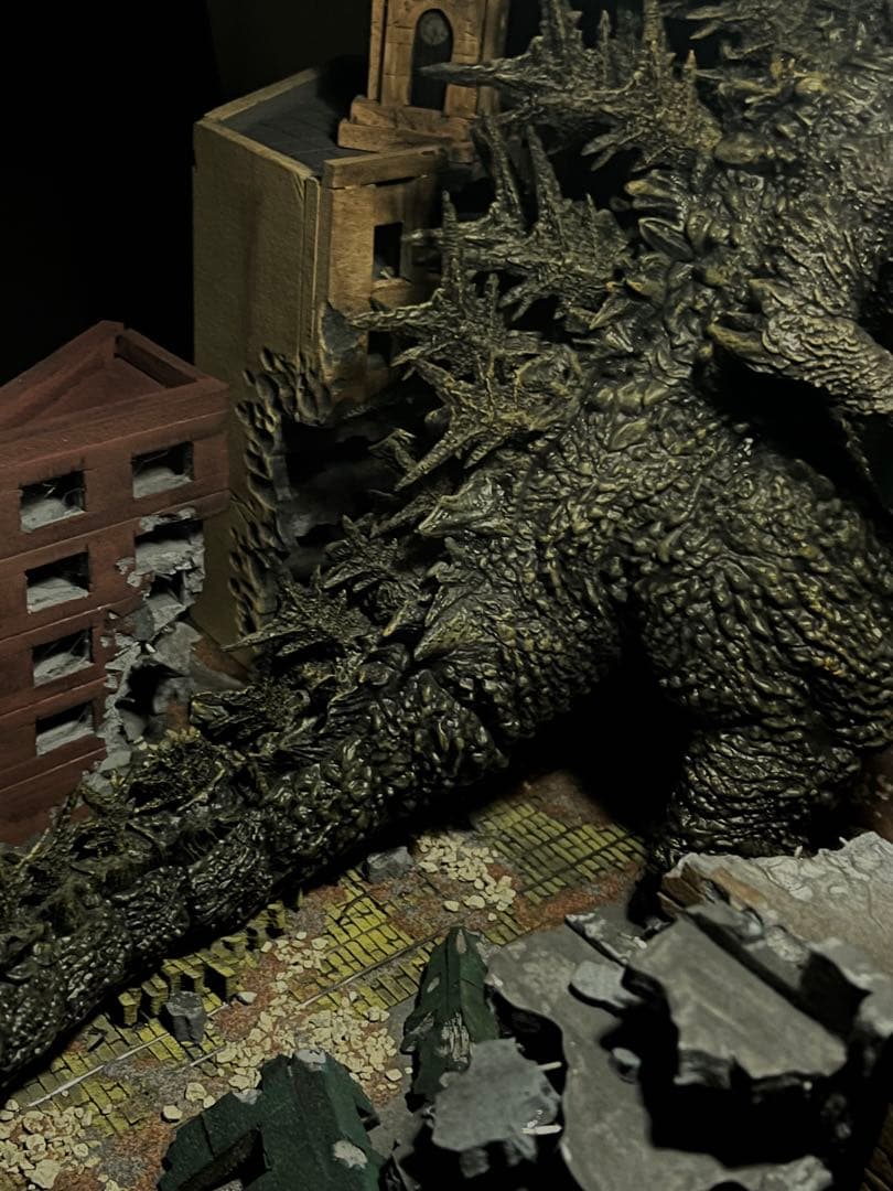 【劇中再現】ゴジラ-1.0 銀座襲撃ジオラマ《破壊改良版》一番くじA賞対応