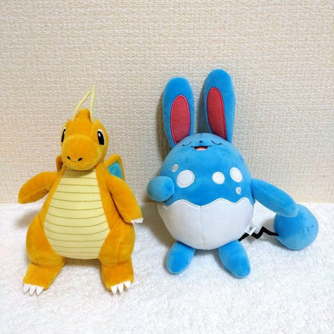 ポケモン　ぬいぐるみ☆発掘ピカチュウ/クワッス/レックウザ/カイオーガ/マリルリ