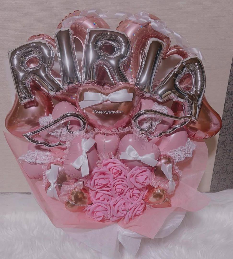 バルーン 生誕祭 楽屋花 バルーンブーケ 花束 生誕祭 推し 花束