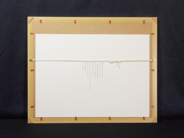 現代美術　佐藤亜土　直筆サイン『ルーブル正門』シルクスクリーン 0407C