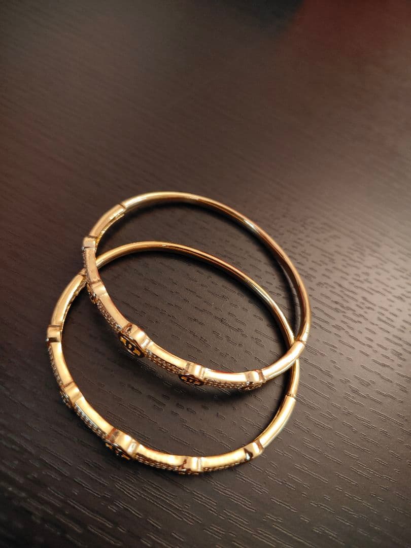 ゴールドバングル2本セット