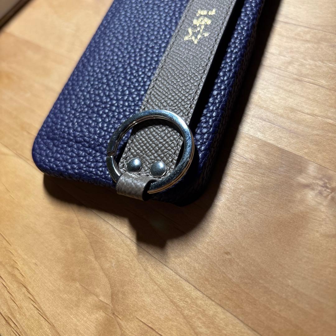 BONAVENTURA(iPhone 15)バックカバーケース シュリンクレザー