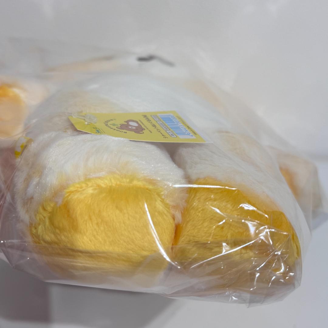 黄色 イエロー リラックマ シャーベットぬいぐるみ M オレンジ パステル