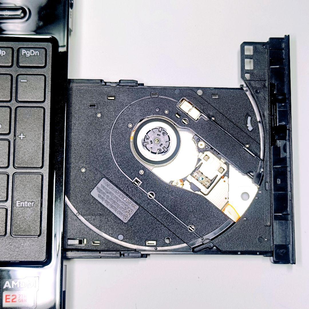 【お買い得】大容量500GB✨カメラ付き黒ノートパソコン✨設定済✨データの整理に