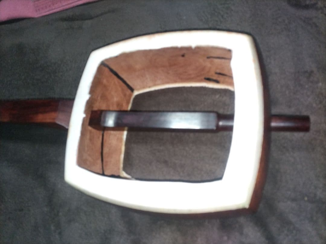 三味線本体 （紅木）角サワリ付き