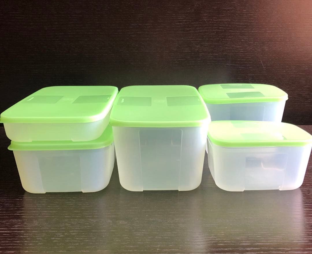 タッパーウェア フリーザーメイト　5点セット　tupperware