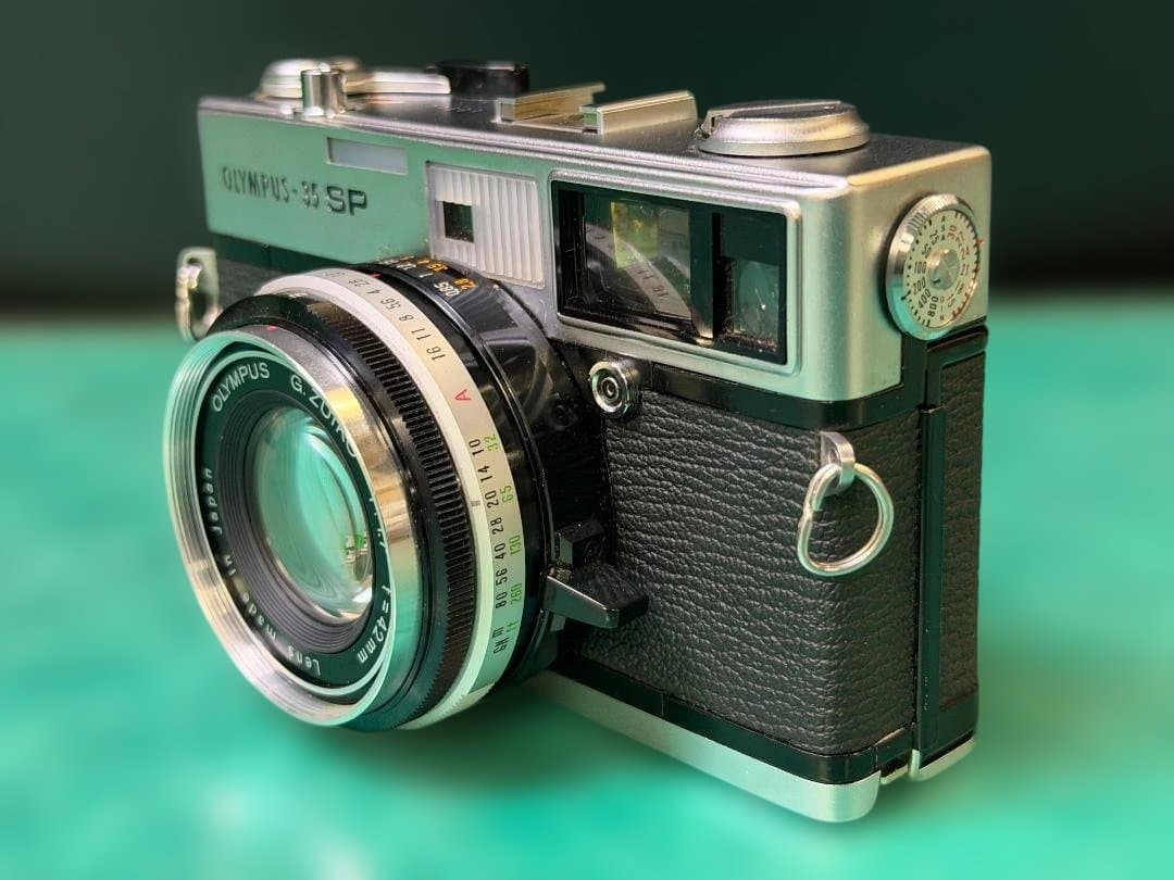Olympus 35 SP レンジファインダーカメラ 希少純正ケース付き