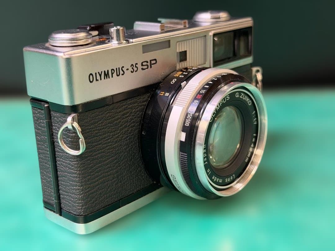 Olympus 35 SP レンジファインダーカメラ 希少純正ケース付き