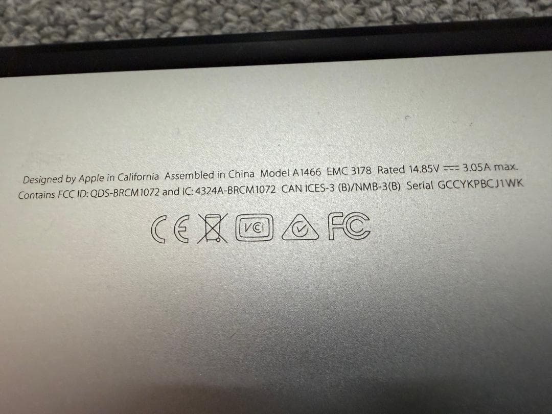 MacBook本体 MacBook Air 2017 512GB