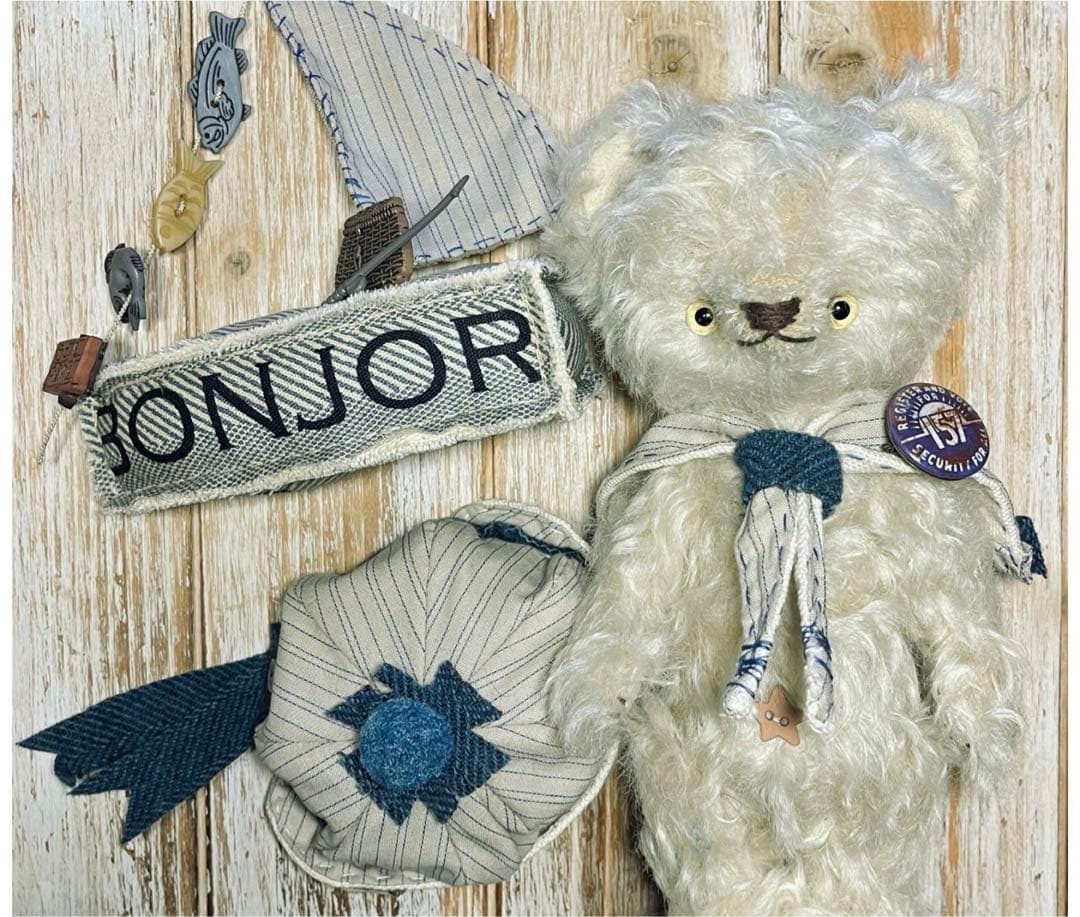 航海士くま アーティストベア テディベア 海外作家様 ハンドメイド OOAK