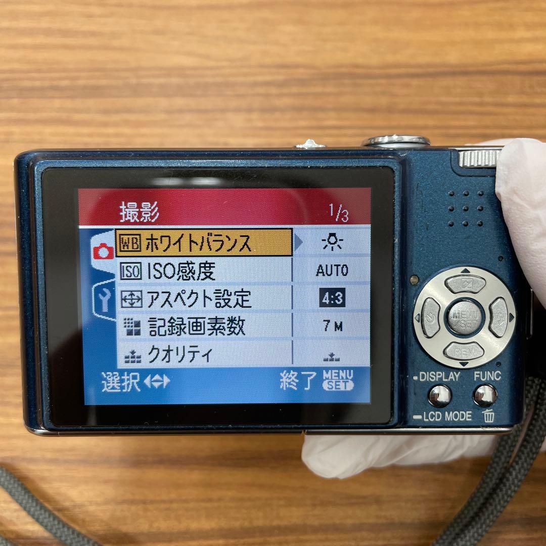 【稼動品】Panasonic DMC-FX30-A ブルー デジタルカメラ