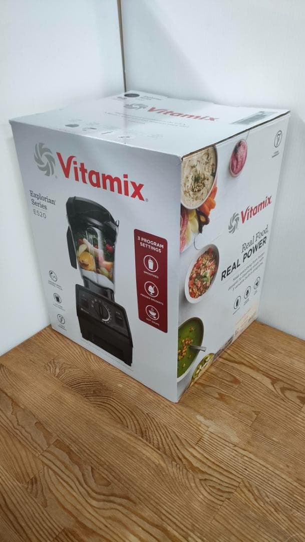 【美品】バイタミックスE520　ブラック　保証書あり　1670