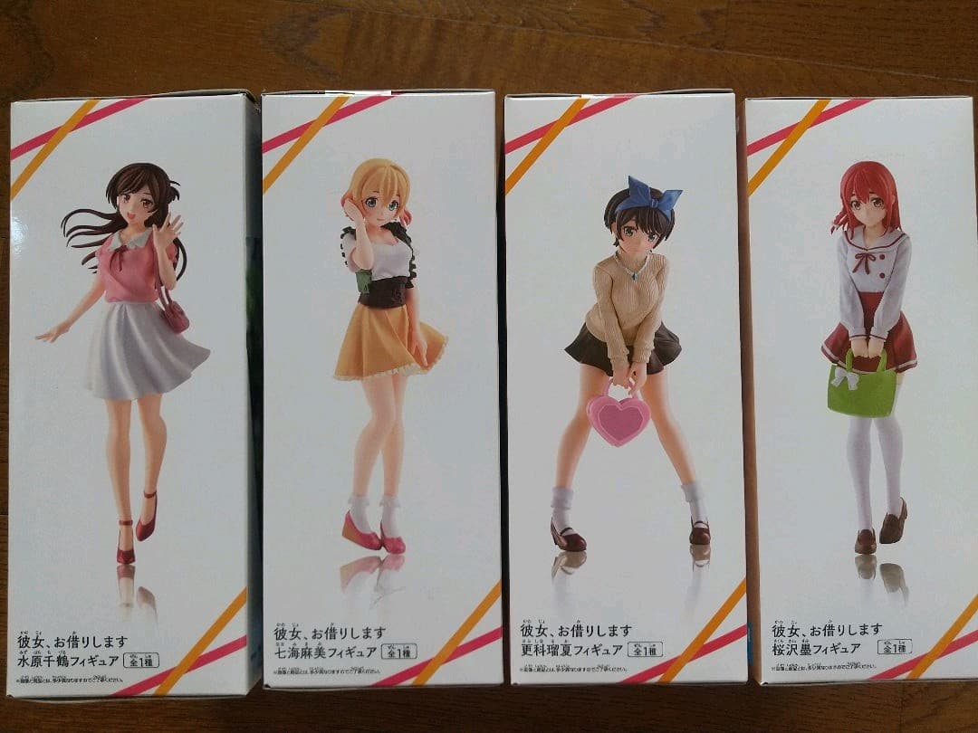 彼女お借りします ヒロインフィギュアセット