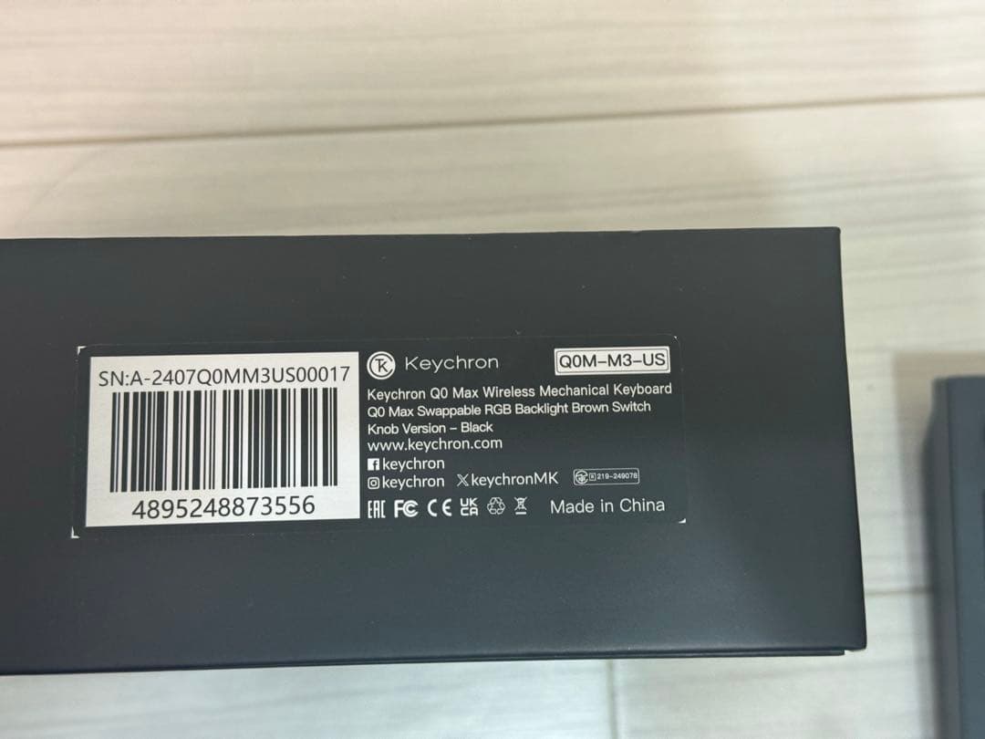 keychron Q0 MAX 茶軸　美品