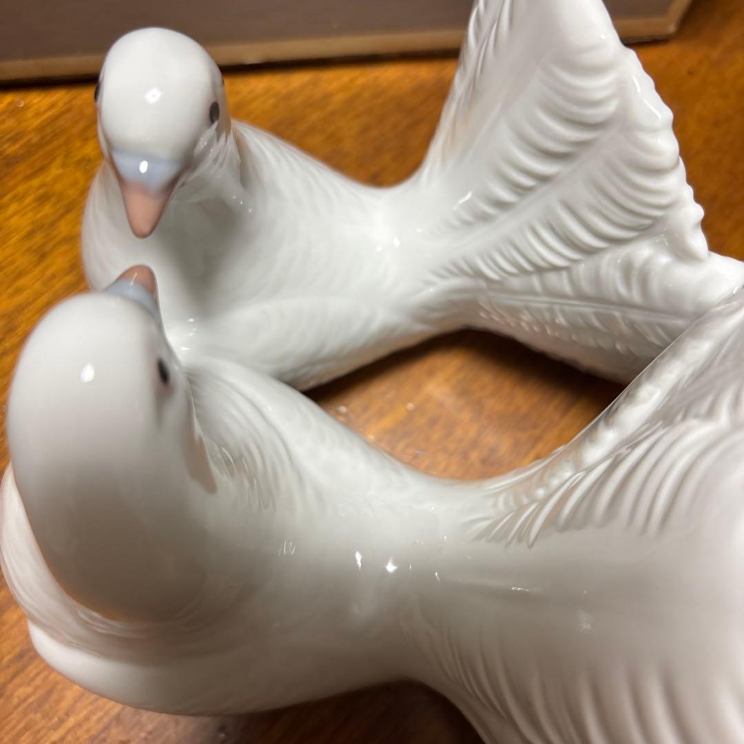 ハト　LLADRO couple of doves リアドロ　鳥　リヤドロ　鳩