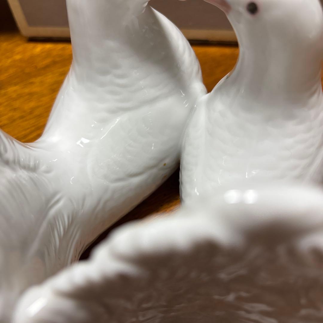ハト　LLADRO couple of doves リアドロ　鳥　リヤドロ　鳩