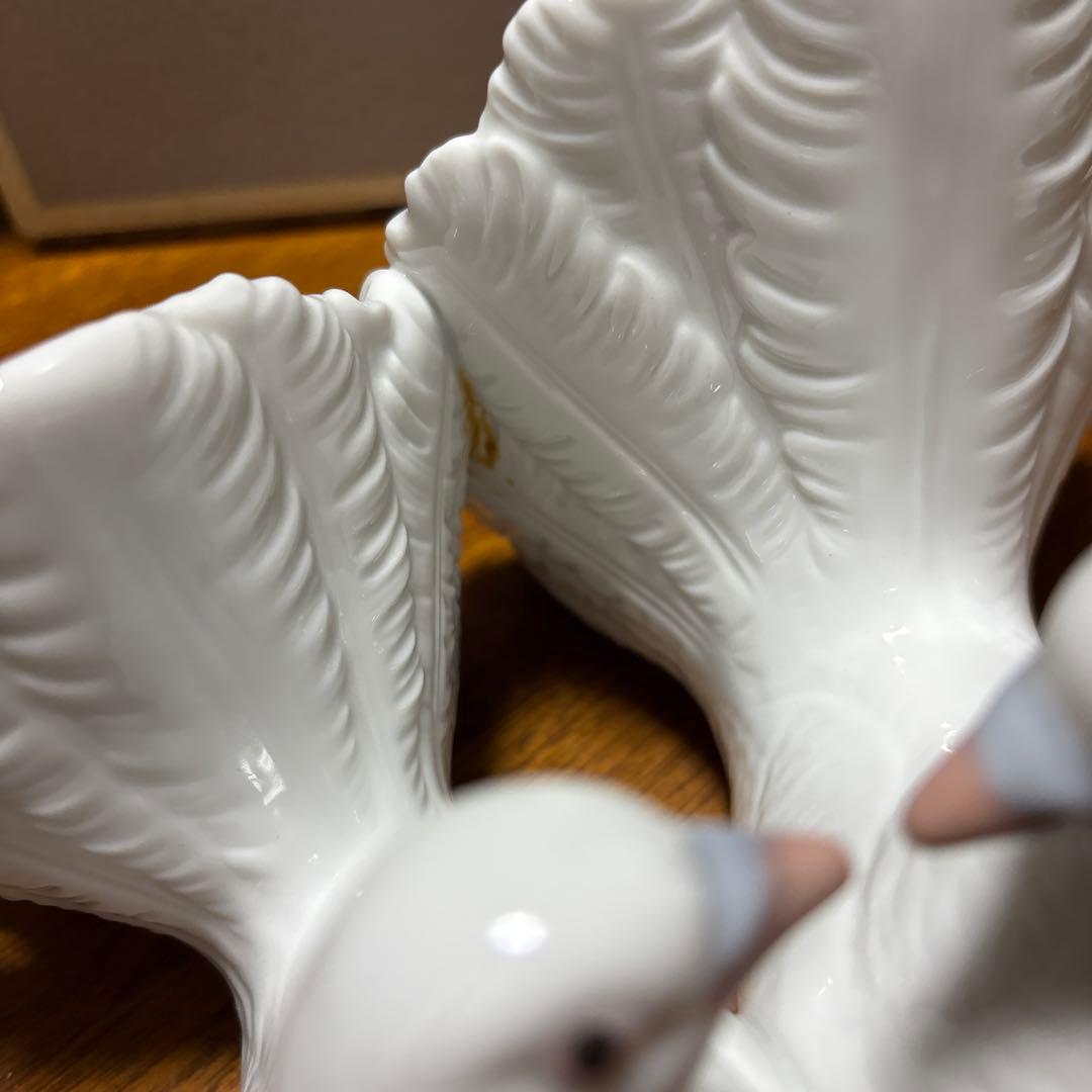 ハト　LLADRO couple of doves リアドロ　鳥　リヤドロ　鳩