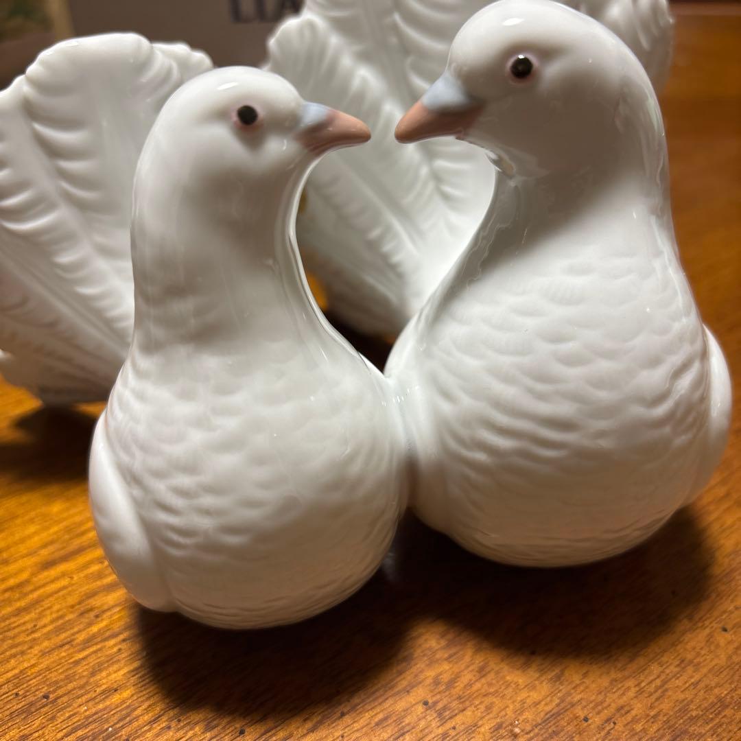 ハト　LLADRO couple of doves リアドロ　鳥　リヤドロ　鳩