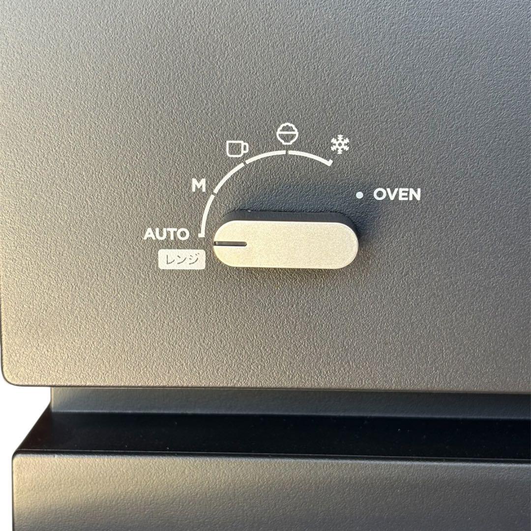 【未使用】バルミューダ オーブンレンジ ブラック 18L 付属皿・説明書あり