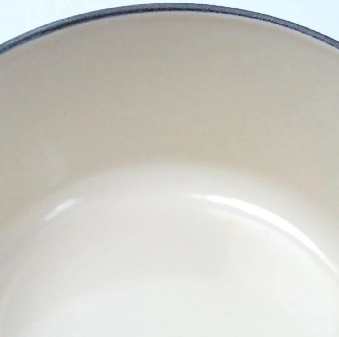 【美品】LE CREUSET　ココット ロンド アメジスト　14cm
