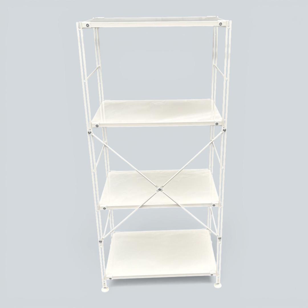 無印良品 スチールユニットシェルフ ライトグレー 中 58cm幅 収納ラック