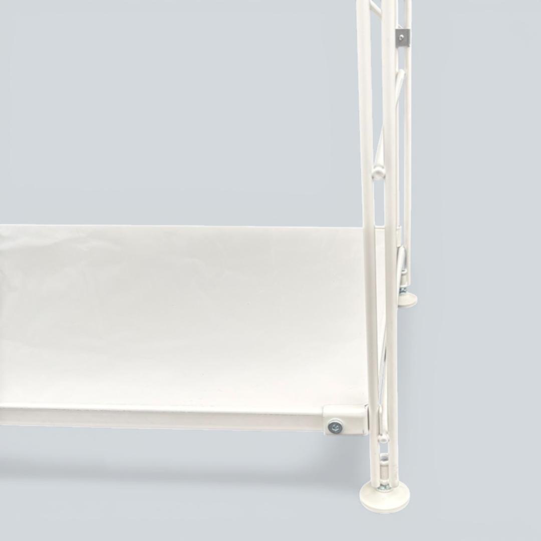 無印良品 スチールユニットシェルフ ライトグレー 中 58cm幅 収納ラック