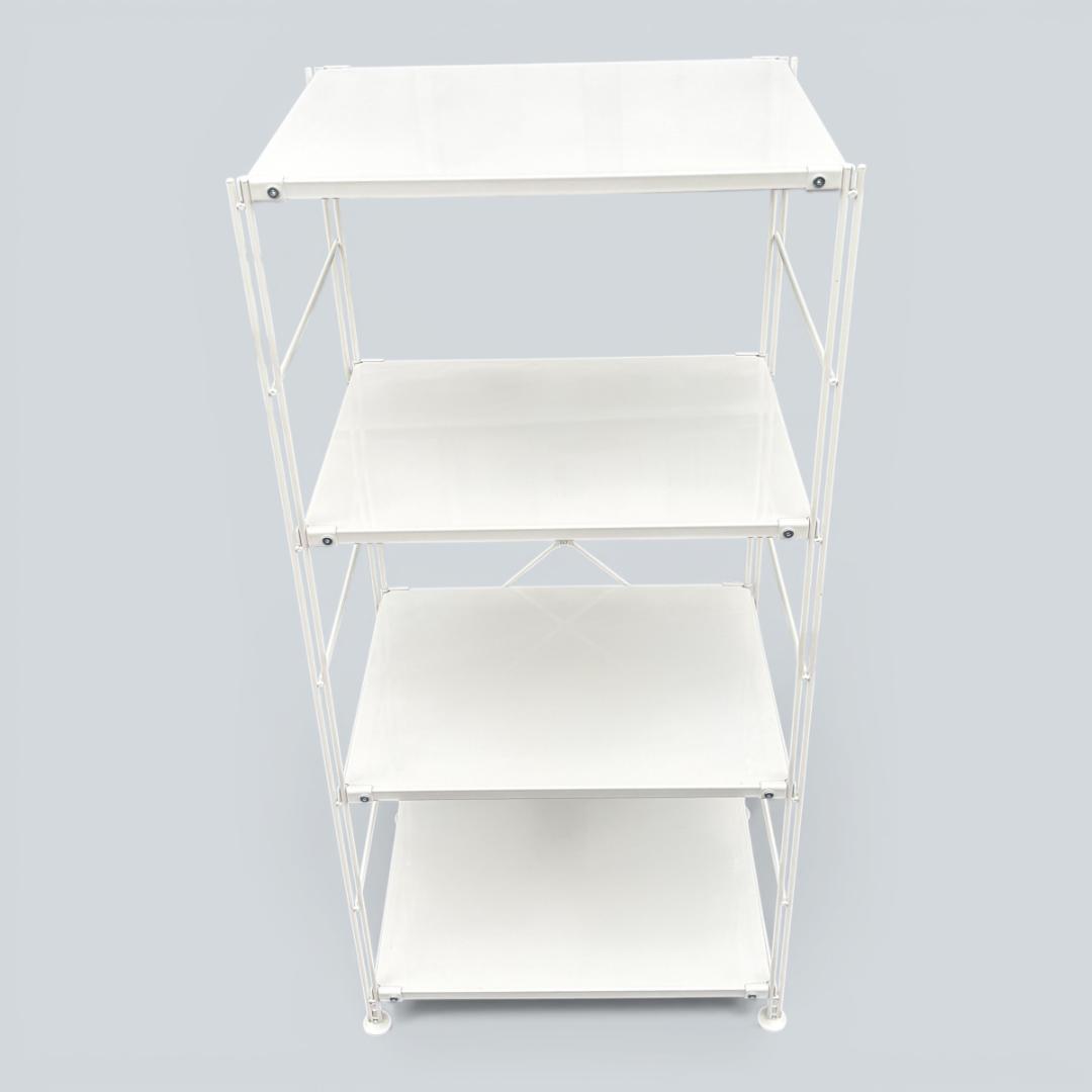 無印良品 スチールユニットシェルフ ライトグレー 中 58cm幅 収納ラック