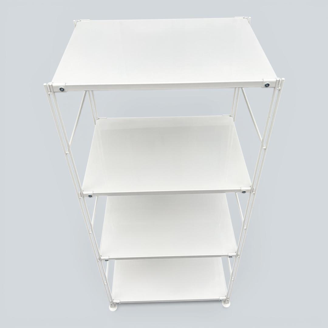 無印良品 スチールユニットシェルフ ライトグレー 中 58cm幅 収納ラック