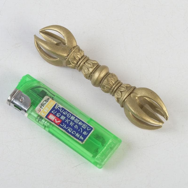 チベット密教法具　練物　金彩　五鈷杵　V　9979