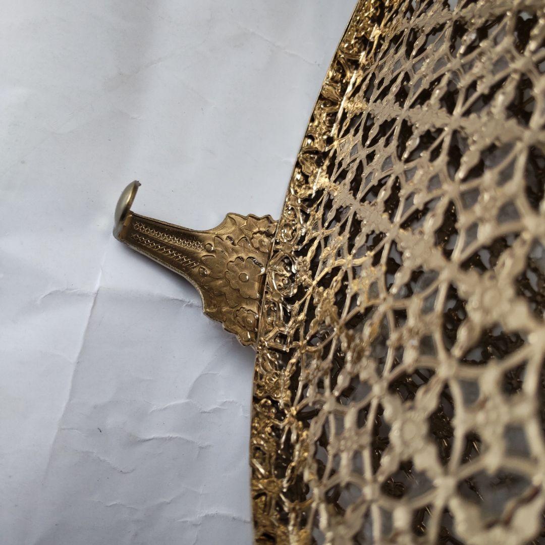 ゴールドバスケット 薔薇装飾 新品 未使用品 です。