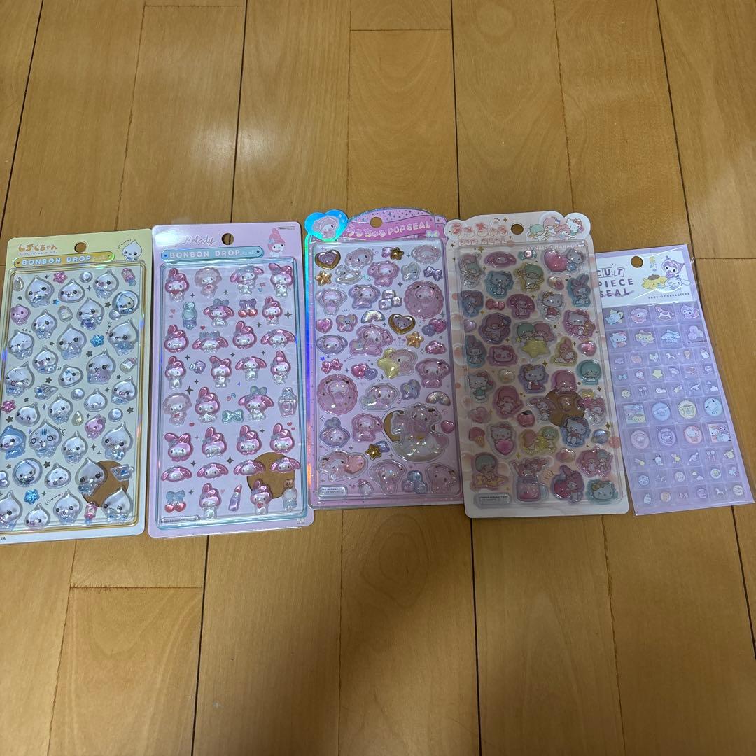ボンボンドロップシール サンリオ マイメロ みるくちゃん ベビーマイメロ