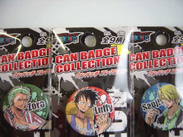 ♯Hkx07ABワンピースカンバッチコレクション3種