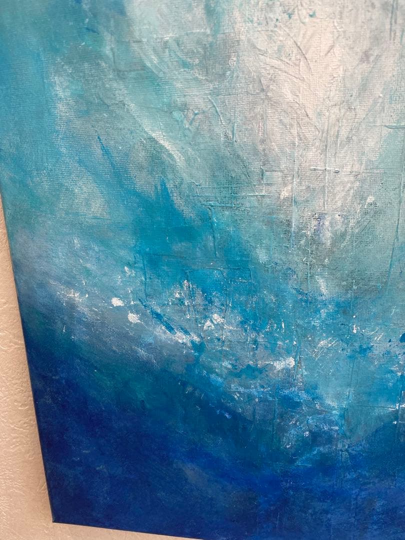 280 抽象画 アクリル画 アート 原画 キャンバスボード F6 空に見た希望