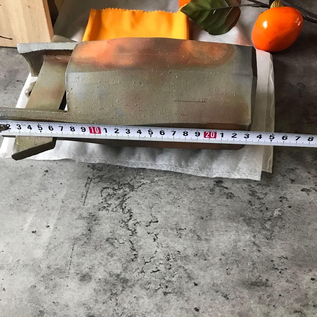 手桶花入れ花瓶　備前焼窯元　斎藤隆作