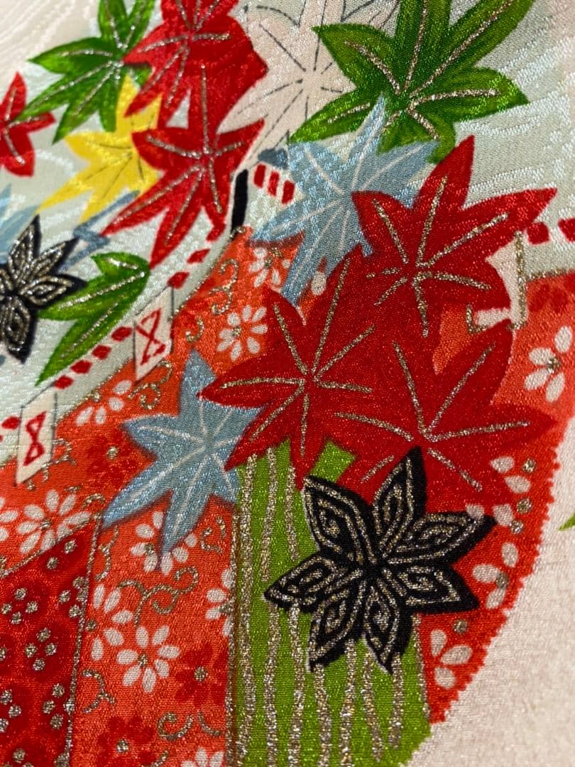 No.148アンティーク子供着物正絹七五三美品綺麗です着丈82センチ裄丈36.5