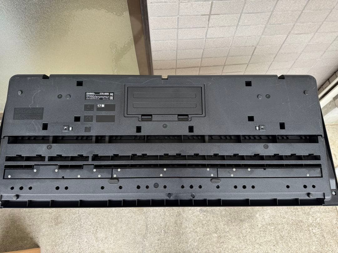 CASIO キーボード CTK-6250 17年製 本体のみ