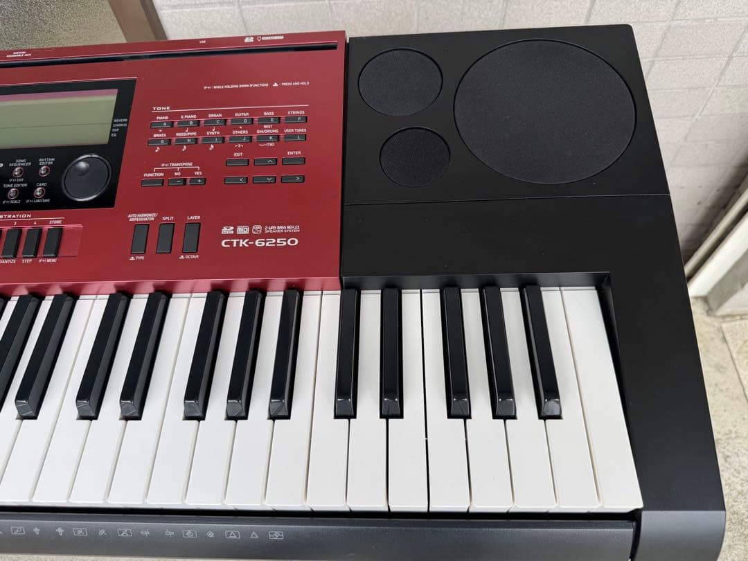 CASIO キーボード CTK-6250 17年製 本体のみ